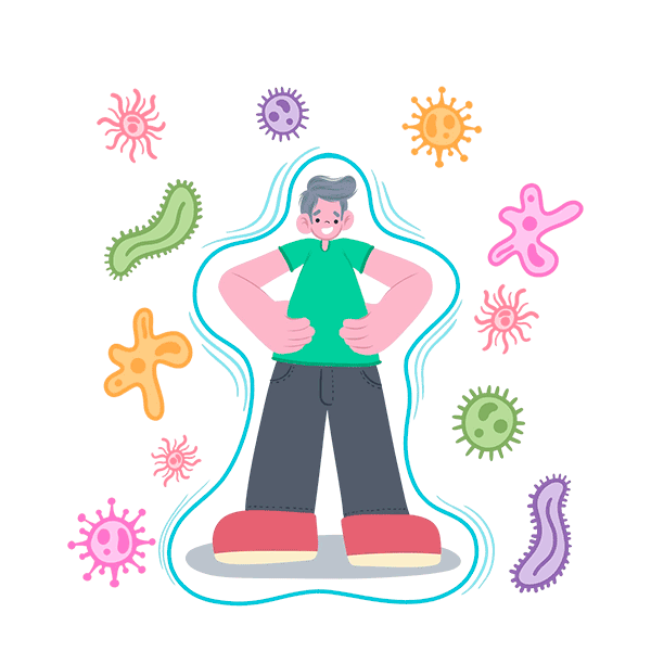 Ilustración de los beneficios de la neuroinmunología clínica.